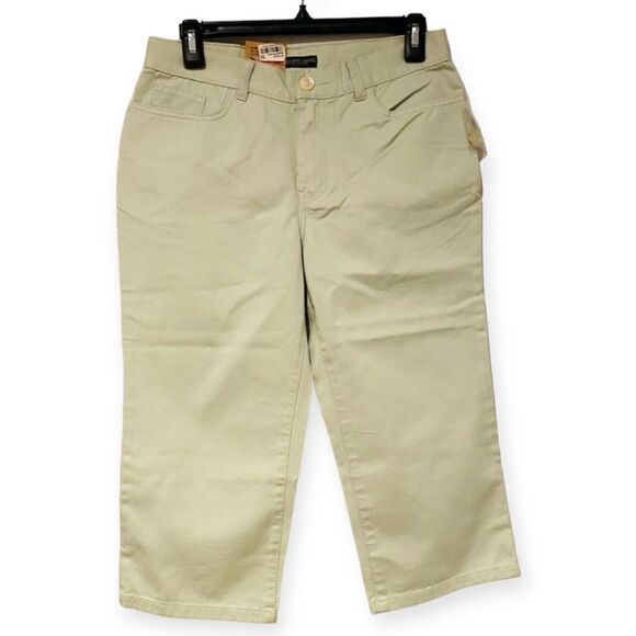 Ralph Lauren Jeans Company Mint Green Mid Calf Petite Jeans Size 4P - Picture 1 of 5